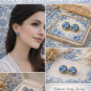 Lusitânia Azulejo studs